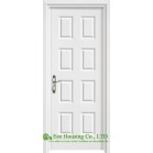 White color Interior MDF wooden PVC door 