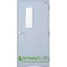 Residential 60 minutes Steel Fire Rated Door With Glass Vision