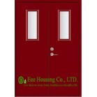 Commercial 30 Minutes Steel Fire Rated Door with Glass Vision With Fire Proof Certification 