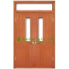 commercial fire rated wood doors with glazing,UL Certificated is available 