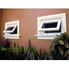Double glazing Upvc windows,awning windows, PVC top hung window 