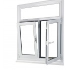 Single Or Double Glazing Tilt & Turn Window With Fixed Panel,good sound insulation and ventilation