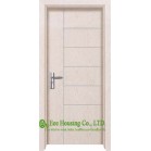 Outward Swing Type PVC Wood Doors, Six Panels