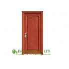China Wooden composite MDF veneered door For Exterior, high temperture resistant