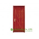 Inward Open Wooden composite MDF veneered door For Apartment / Villa / Condos  