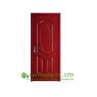 Swing Natural Wood veneered door, with lock/ handle/hinges/Frame/Architrave