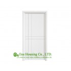 Outward Opening Timber veneer door for residential apartment, White Oak Color 