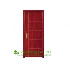 Flush Type Timber veneer door for residential house, Lacquer Finished