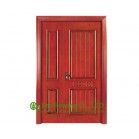 MDF Timber veneer door With Groove,An unequal double door, Primary-secondary door  