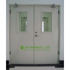 Swing Type 60Min Steel Fire Rated Door with Glass Vision For Commercial Building/ School / Hospital 