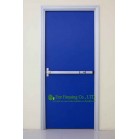 UL Certificated Steel Fire Rated Door with Panic Exit Hardware For Commercial Building/ School / Hospital 