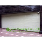8.2m Wide Galvanized steel Garage Door For Apartments, White Color Sandwich panels
