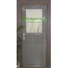 Custom UPVC Casement Door For Residential Home,White Color Profile Vinyl Swing door