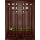 Lacquer Finish 40mm Solid Timber Entry Door For Apartment, Outward Opening External Door