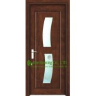 Lacquer Finished Timber Veneer Wood Door For Bedroom, China luxury Solid Core Wood Doors 