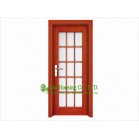 MDF Solid Core Veneer Wood Door With Frame Moulding For Main Entrance, Double Door Wood